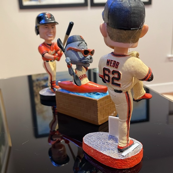 San Francisco Giants 2023 Logan Webb Lou Seal Splash Hit Counter Bobblehead SGA - Picture 4 of 6